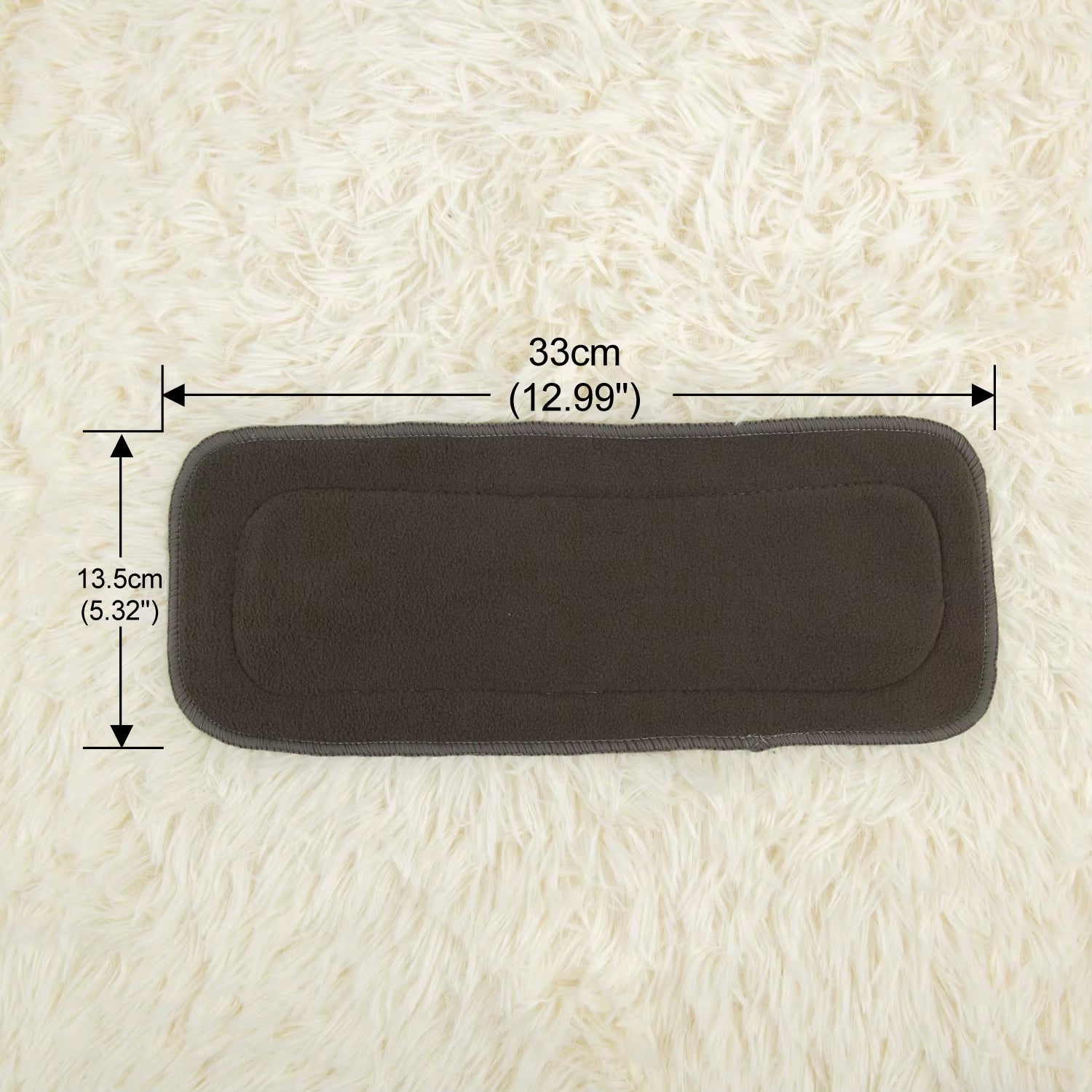 (10 Pieces/Lot)  4 Layers Bamboo Charcoal Insert High Quality Baby Nappy Insert Bamboo Charcoal Washable Reusable Insert